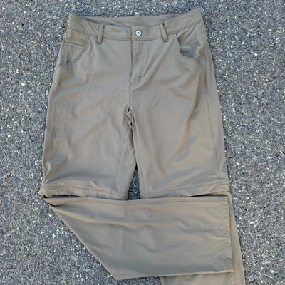 Eastern Mountain Sports Convertible Hiking Pants Brown Nylon Men’s 32x32 - Image 1 of 4