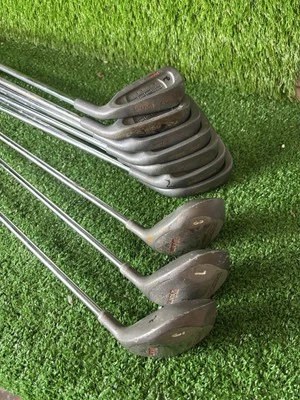 Palos de golf Wilson HT1000 peso de flujo diestro ¡¡Mira!! DRIVERS 3,5,7 de eje de acero para dama Foto 1 de 4