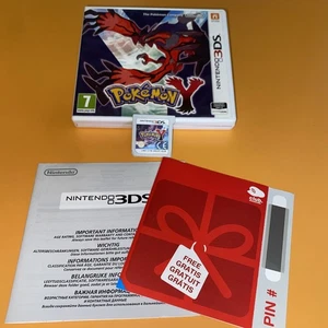 POKEMON Y 3ds Gioco Multilingua Nintendo Completo Di Manuali Quasi Nuovo - Foto 1 di 7