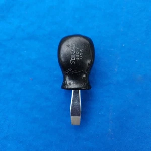 Snap-on SSD-1  'Stubby' Standard Screwdriver Black Handle - used - Picture 1 of 13