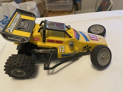 Nikko Frame-Buggy Yellow #12 Bridgestone As Is Untested For Parts Or Repair - Image 1 of 4