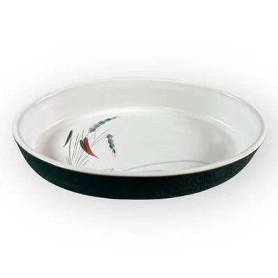 Denby Greenwheat Pintado a Mano Abierto Ovalado Plato para Servir Cuenco 10.25" 26 cm Foto 1 de 4