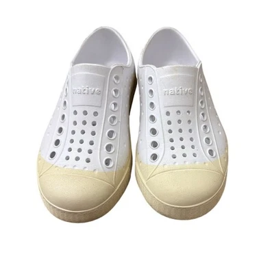 Zapatos nativos Jefferson Roam zapatos para niños en concha blanco/blanco hueso talla 9 Foto 1 de 4