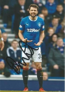 RANGERS: RUSSELL MARTIN SIGNED 6x4 ACTION PHOTO+COA - Picture 1 of 1