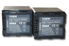 2X Batería Reemplaza Panasonic Vw-Vbn130e-K Vw-Vbn130e Vw-Vbn130 2200Mah