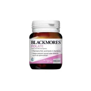 Bottle of 2 Blackmores Folate 90 Tablets - Picture 1 of 3