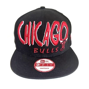 Gorra clásica de madera dura de los Chicago Bulls para hombre ajustable con cierre a presión 3D bordada - Imagen 1 de 6