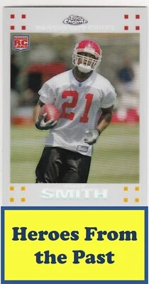 2007 Topps Chrome White Refractors #TC197 Kolby Smith Rookie RC #/869 056-K - Image 1 of 2