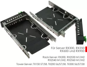 CADDY 2,5" 6,35CM HDD RAHMEN FACH FUJITSU A3C40101974 PRIMERGY RX600 S8S4 SN39 - Bild 1 von 3