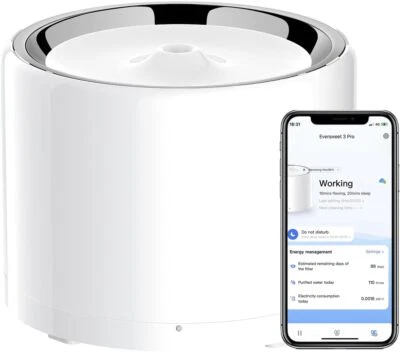 PETKIT Katzenbrunnen für Katzen, 1.6L katzenbrunnen kabellos, 35dB Extrem Leiser - Bild 1 von 4