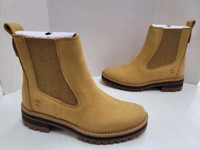 Mujeres Timberland CORMAYEUR VALLEY Chelsea Botas TB0 A2HFK 763 Trigo Foto 1 de 4