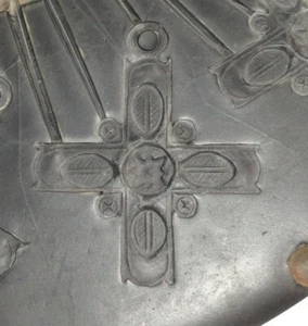 "Colgantes cristianos cruz crucifijo expreso molde de fundición giratorio de goma vintage de 12""" - Imagen 1 de 12