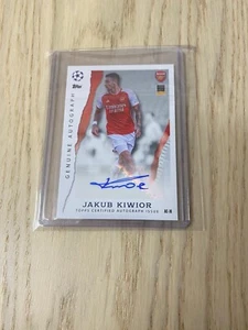 Relic Match Attax Genuine Autograph Jakub Kiwior - Match Attax Extra 23/24 - Picture 1 of 2