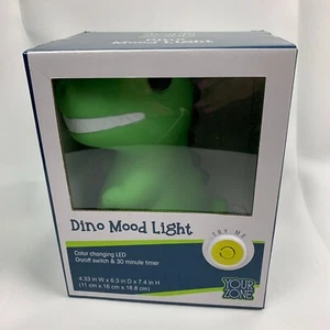 Dino Tyrannosaurus Mood Light LED Color Changing LED On/Off Switch Timer NEW - Picture 1 of 5