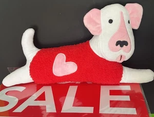 Target Valentine’s Day Dog Shaped Shearling Throw Pillow 2024 Room Essentials - Picture 1 of 3