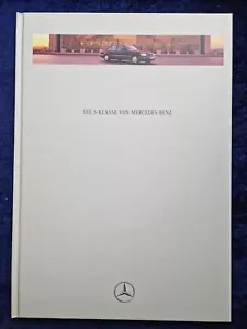 Mercedes-Benz S-Class W140, S 280 - S 600, S 350 TD hardcover brochure 9.1995 - Picture 1 of 11