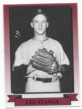 Lee Stange 2005 Carolina League 50th Year All-Time Anniversary Card 