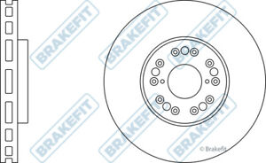2x Brake Discs Pair Vented fits LEXUS SC430 UZZ40 4.3 Front 01 to 10 3UZ-FE Set