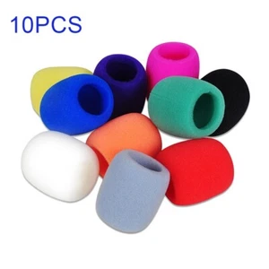 High density Sponge Mic Wind Covers Pack of 10 for Ball/U Shape Microphones - Picture 1 of 11