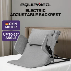 EQUIPMED Electric Adjustable Bed Backrest Power Lifting with Remote Half Length - Picture 1 of 11