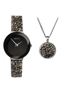 Seksy Ladies Watch and Necklace Gift Set 2740G - Picture 1 of 1