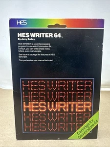 HES Writer 64 (HesWare, 1982, Commodore 64) word processing program, cartridge - Bild 1 von 4