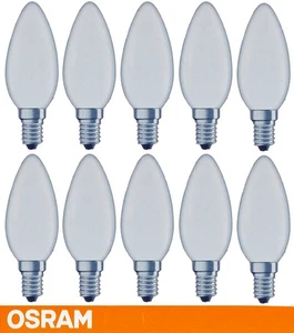 10 x 28W Pearl Candle Light Globes Bulbs Lamps Halogen Small Screw SES E14 - Picture 1 of 3