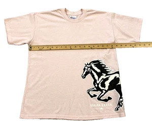 KUALOA RANCH HAWAII Horse T-Shirt Youth XL Pink Black White Nature Reserve Oahu - Picture 1 of 5
