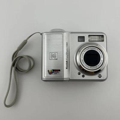 Kodak EasyShare C360 Digital Camera Compact 5.0MP Silver Digicam - TESTED - Image 1 of 4