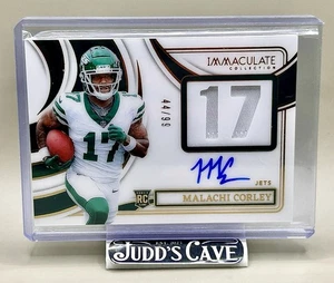 🚨2024 Immaculate Collection MALACHI CORLEY Numbers RPA Rookie Patch Auto 44/99 - Picture 1 of 3