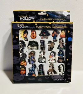 Spooky Hollow Halloween Ornaments 20 Pc Box 2003 Jo-Ann Stores NEW IN BOX! - Picture 1 of 5