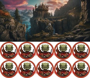 10PCS Middle-earth Green Dragon Ranger Building Blocks Mini Figure DIY Toy - Picture 1 of 2