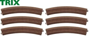 Binario curvo R2 raggio 437,5 mm 30° con massicciata - Foto 1 di 1