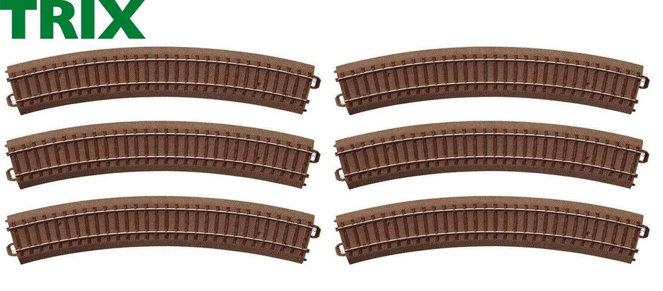 Binario curvo R2 raggio 437,5 mm 30° con massicciata - Immagine 1 di 1