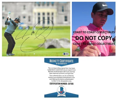 Jason Day PGA Golfista Firmado 8x10 Prueba Fotográfica Beckett Certificado de Autenticidad Autografiado Foto 1 de 3