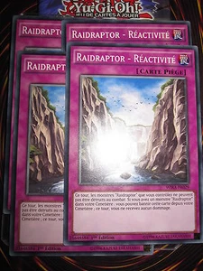 YU-GI-OH! COM RAIDRAPTOR REACTIVITE LOT DE 4 (PLAYSET) WIRA-FR029 NEUF MINT - Picture 1 of 1