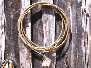 Vintage Old "Retired" Cowboy Lariat Lasso Rope Western Wall Decor, HZ - Picture 1 of 2