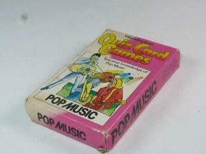 Vintage WADDINGTON'S Quiz Carte Jeu Pop Musique 1981 Complet - Photo 1/5