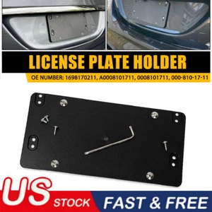 For MERCEDES-BENZ + 10 Screws NewRear License Plate Tag Holder Mounting Bracket - Picture 1 of 11