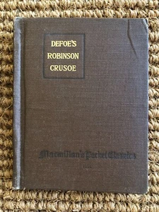 Antique Defoe's Robinson Crusoe - Hardcover - 1919 - Picture 1 of 8