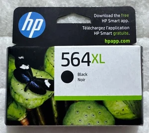 HP 564XL Black Ink Cartridge CN684WN Genuine OEM Sealed Retail Box - Picture 1 of 10