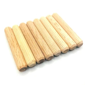 Replacement Wooden Dowel Pins for IKEA Part 101356 (SONGESAND, MALM) - Pack of 8 - Picture 1 of 2