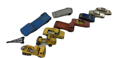 Husky Die cast Car Vintage Die cast Vehicle Lot Of 10 Cars, Trucks, Ambulance - Image 1 of 4