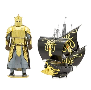 SET of 2 Fascinations ICONX Game of Thrones THE MOUNTAIN & SILENCE 3D Model Kits - Picture 1 of 11