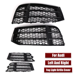 Par de cubiertas antiniebla negras ABS para parachoques delantero de coche para Audi A5 RS5 2008-16 - Imagen 1 de 7