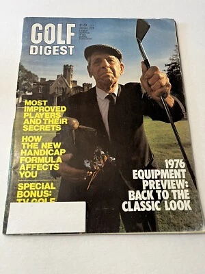 GOLF DIGEST MAGAZINE JANUARY 1976 EQUIPMENT PREVIEW: BACK TO THE CLASSIC LOOK - Image 1 of 4