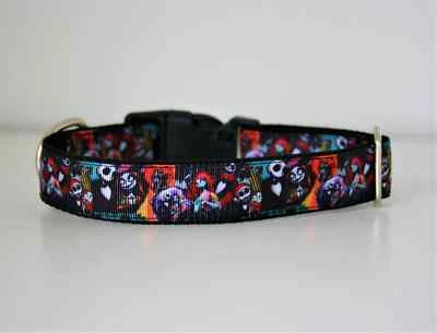 Nightmare Before Christmas Halloween Dog Collar and Lead - Image 1 of 2