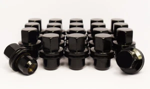 Juego de 20 tuercas de rueda de aleación hexagonales M14 x 1,5, 22 mm (negra) - Imagen 1 de 2