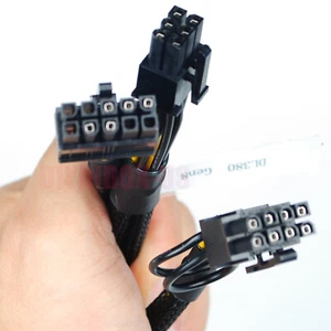 10pin to 6+8pin Power Cable for HP DL380 G8 and NVIDIA GeForce GPU 50cm New - Picture 1 of 5