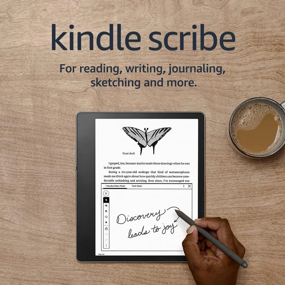 Amazon Kindle Scribe 1st Gen. 32GB, Wi-Fi, 10.2" - Tungsten Grey (with Premium Pen)
